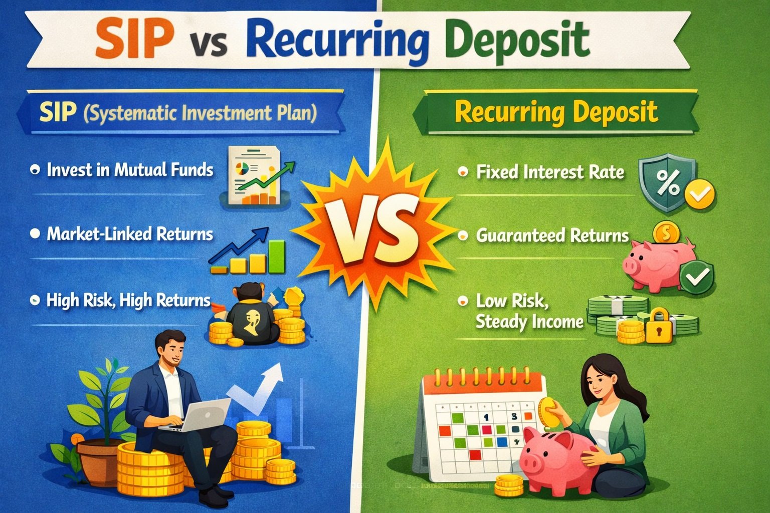 SIP vs Recurring Deposit: What Should You Choose in 2026?